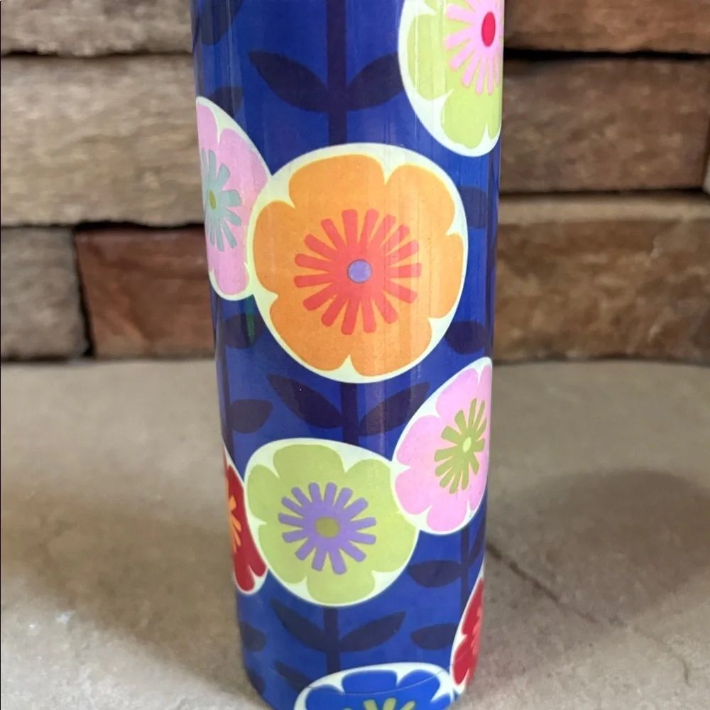 Brighton floral stainless steel water bottle